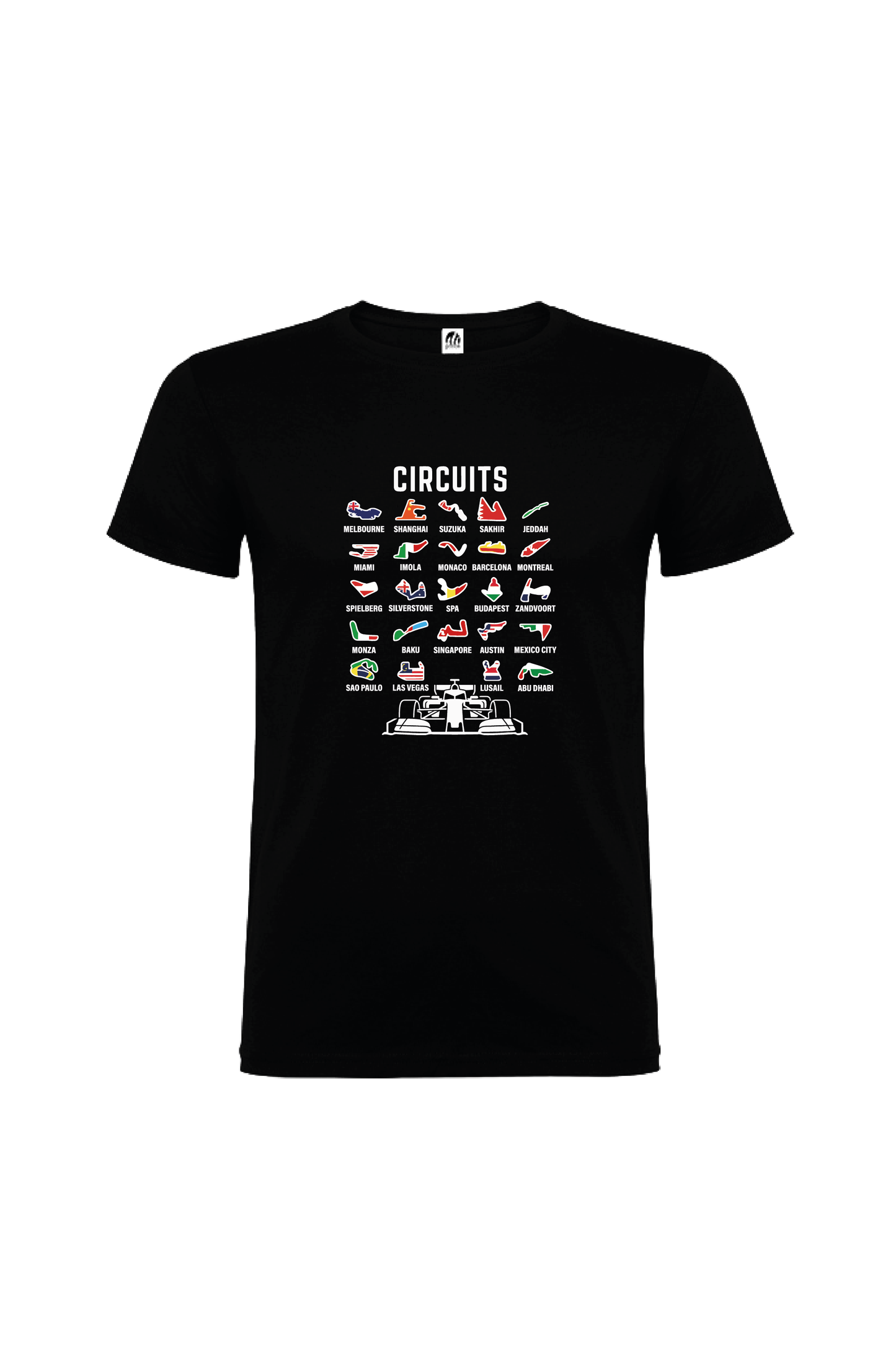 Camiseta Manga Corta Hombre Personalizada "Circuito"