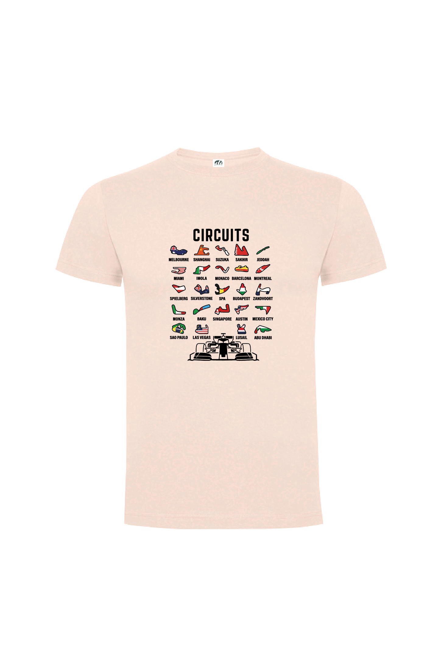 Camiseta Manga Corta Hombre Personalizada "Circuito"