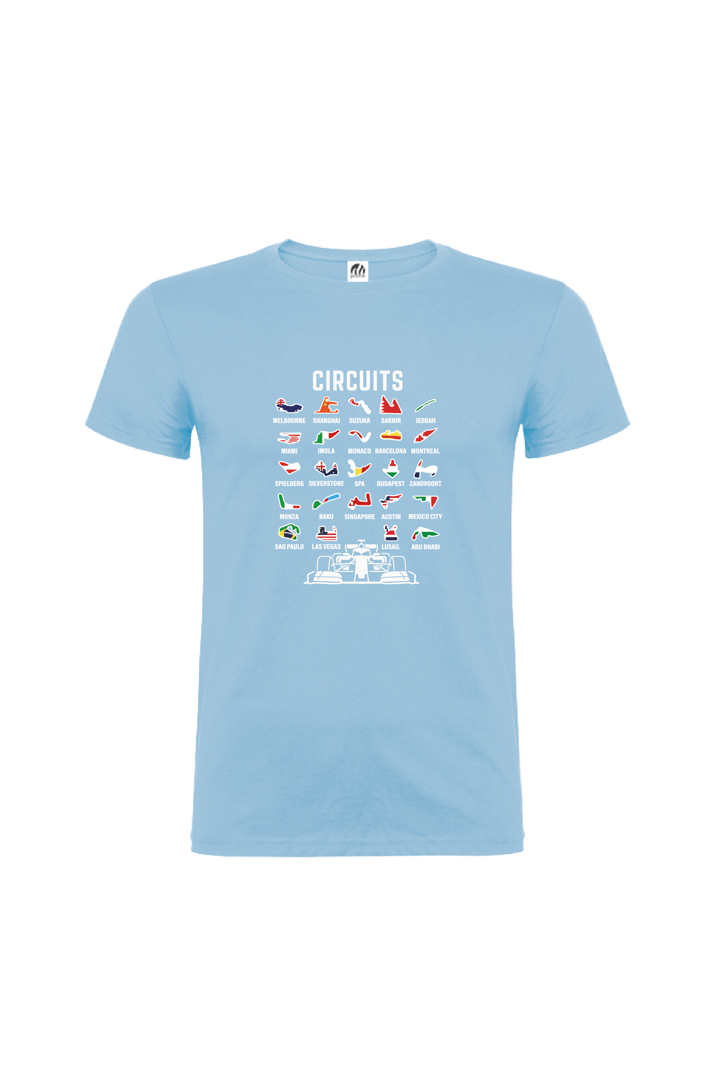 Camiseta Manga Corta Hombre Personalizada "Circuito"