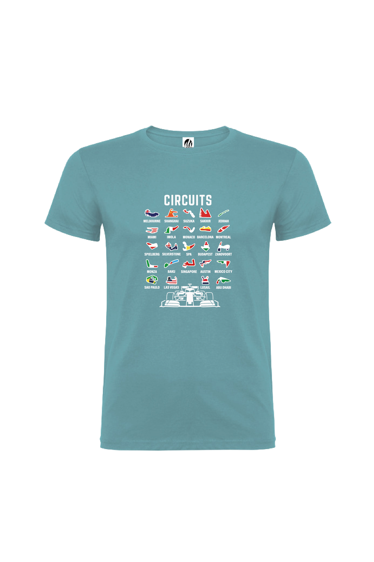 Camiseta Manga Corta Hombre Personalizada "Circuito"