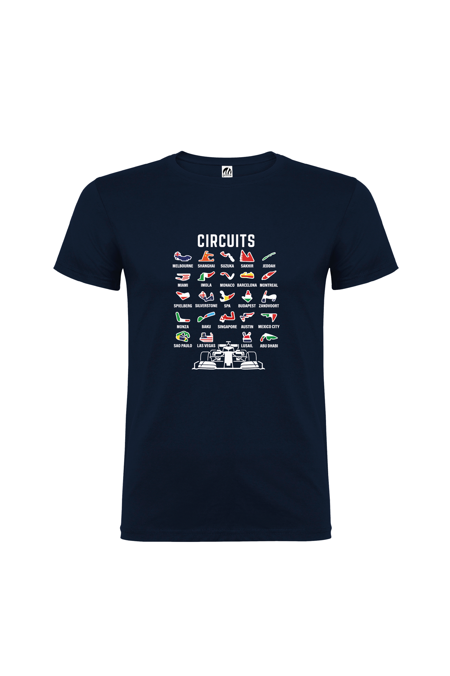 Camiseta Manga Corta Hombre Personalizada "Circuito"