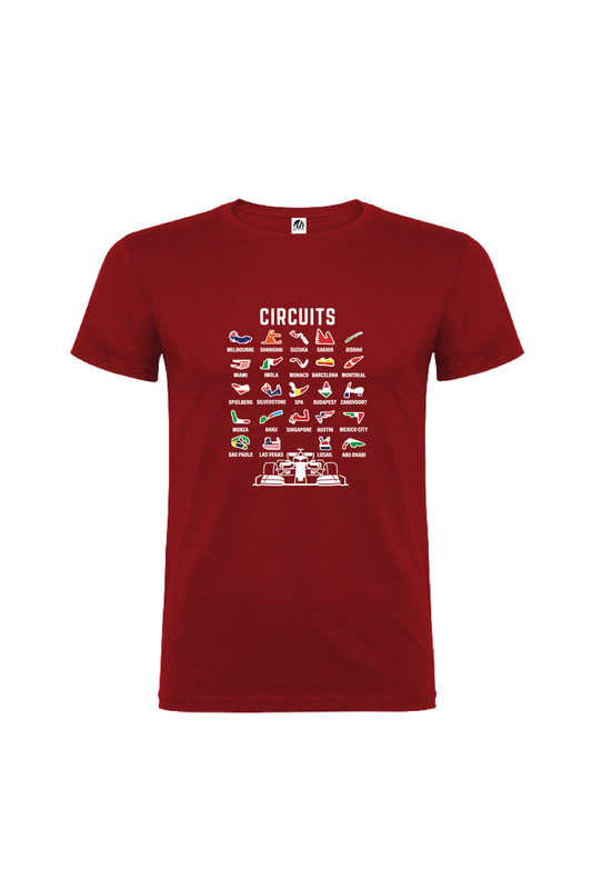 Camiseta Manga Corta Hombre Personalizada "Circuito"