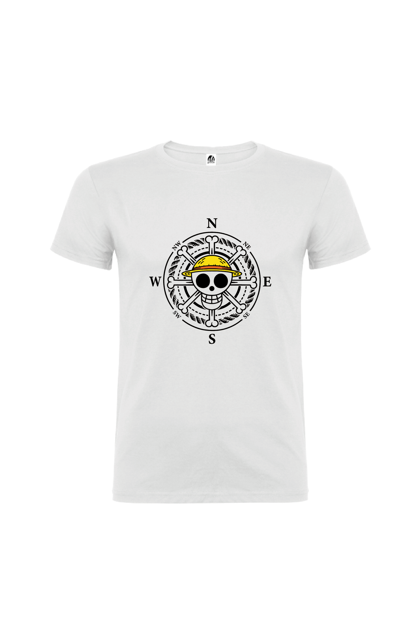 Camiseta Manga Corta Hombre Personalizada "Brújula"