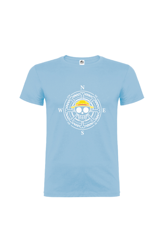 Camiseta Manga Corta Hombre Personalizada "Brújula"