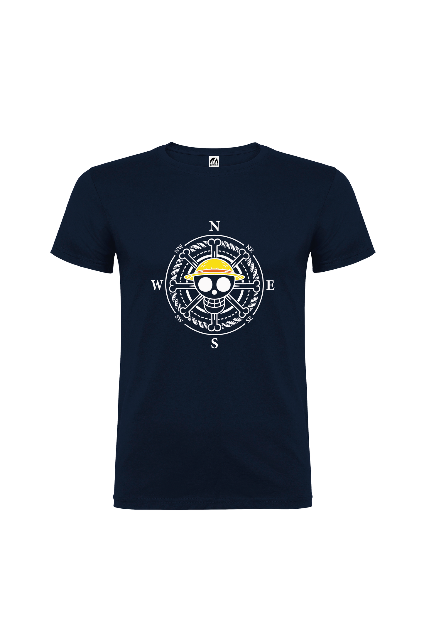 Camiseta Manga Corta Hombre Personalizada "Brújula"