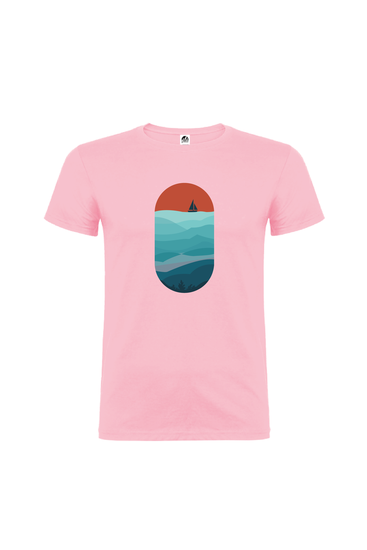 Camiseta Manga Corta Hombre Personalizada "Océano"