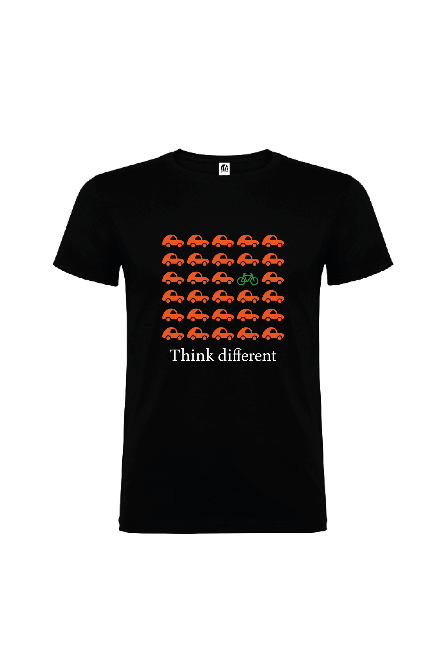 Camiseta Manga Corta Hombre Personalizada "Think different"