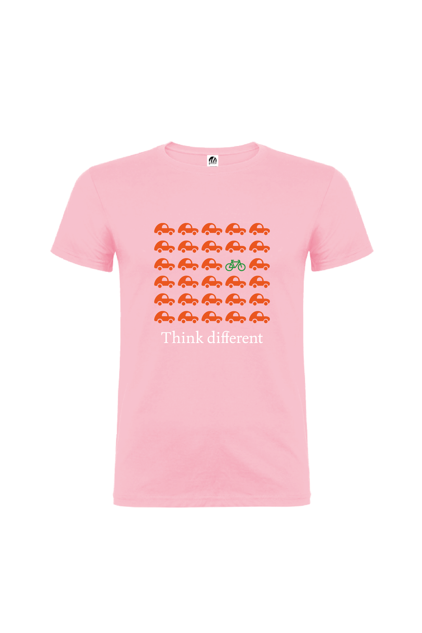 Camiseta Manga Corta Hombre Personalizada "Think different"