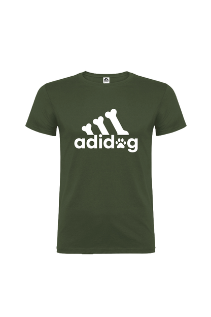Camiseta Manga Corta Hombre Personalizada "Adidog"