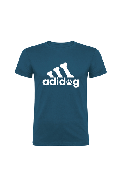 Camiseta Manga Corta Hombre Personalizada "Adidog"