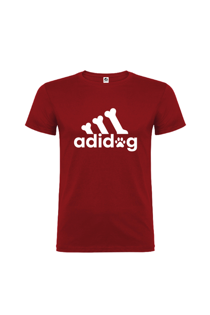 Camiseta Manga Corta Hombre Personalizada "Adidog"