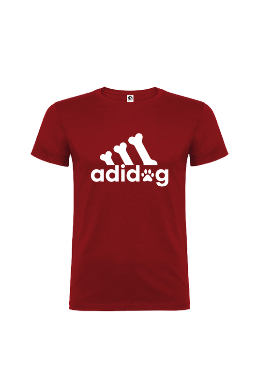 Camiseta Manga Corta Hombre Personalizada "Adidog"