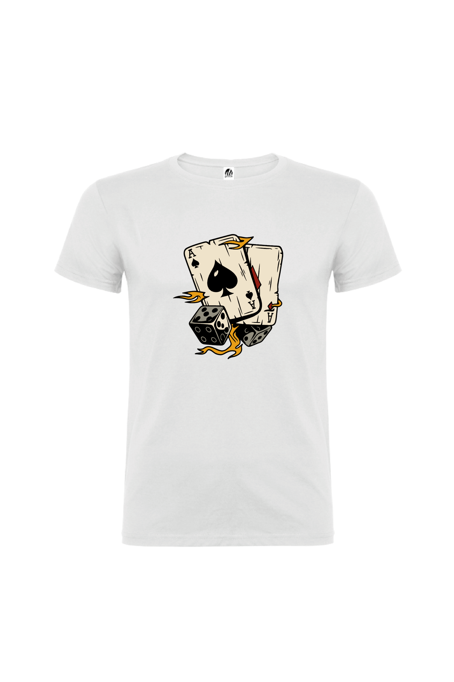 Camiseta Manga Corta Hombre Personalizada "Poker"