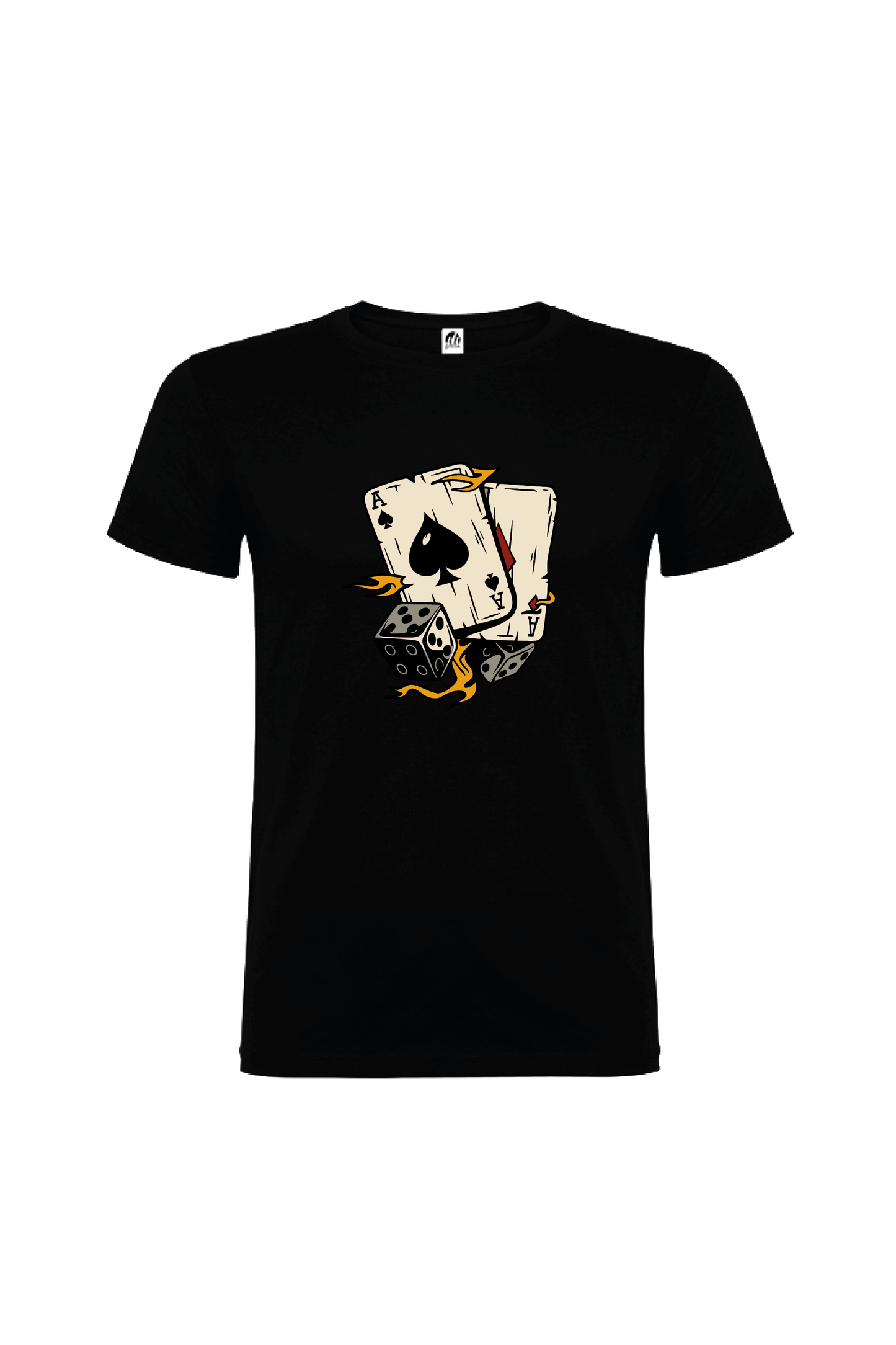 Camiseta Manga Corta Hombre Personalizada "Poker"