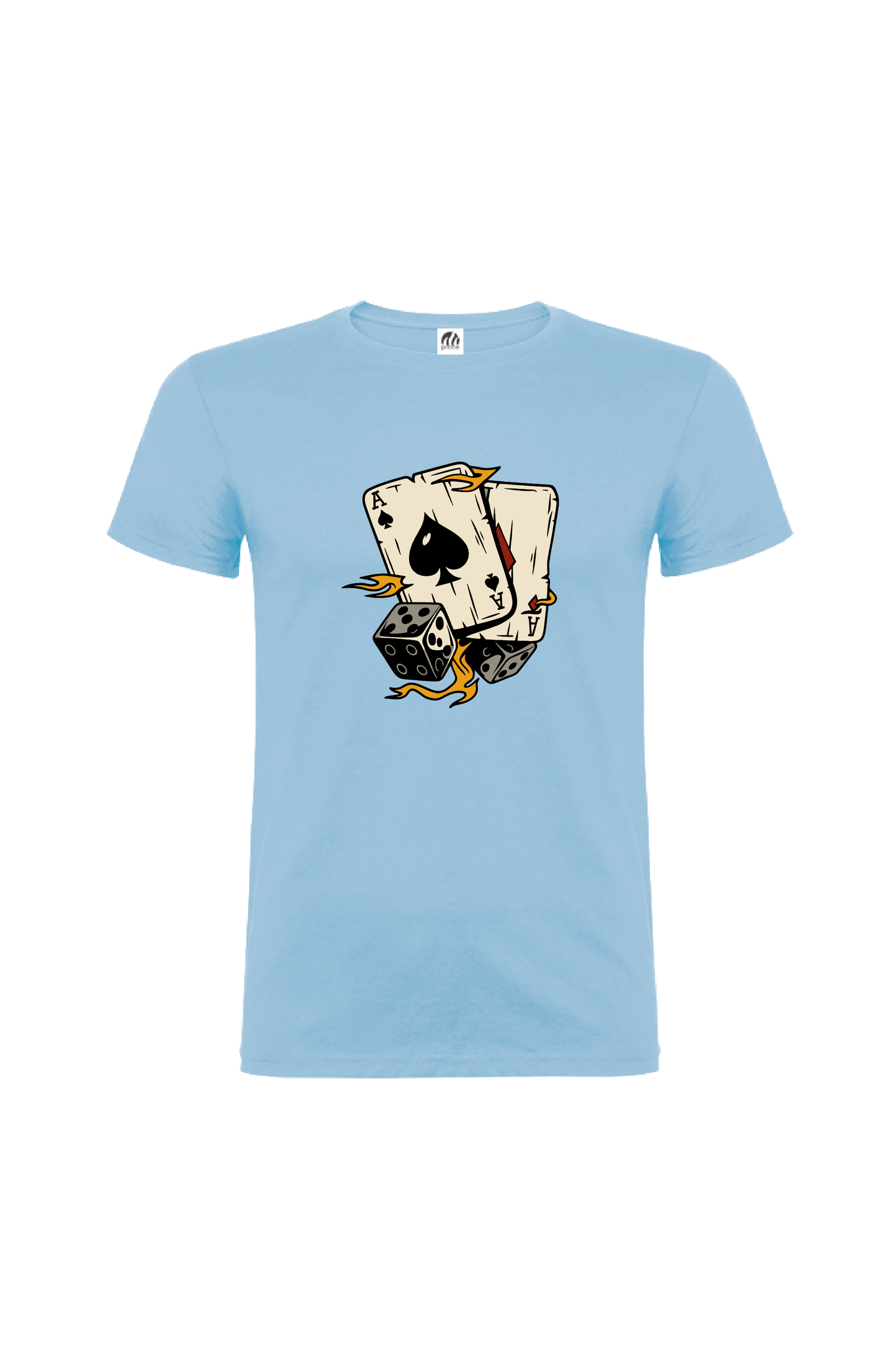 Camiseta Manga Corta Hombre Personalizada "Poker"