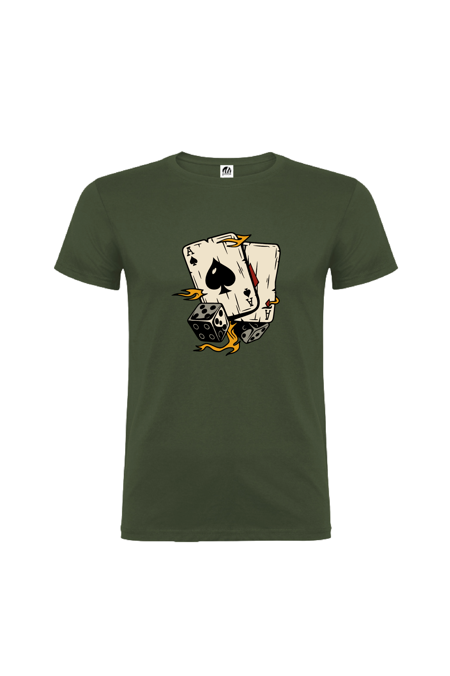 Camiseta Manga Corta Hombre Personalizada "Poker"