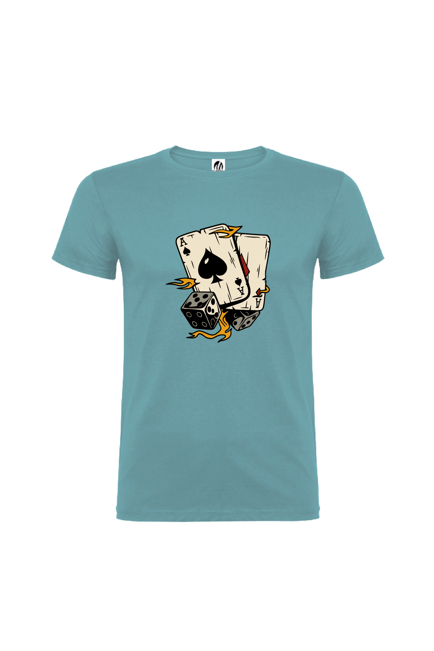 Camiseta Manga Corta Hombre Personalizada "Poker"
