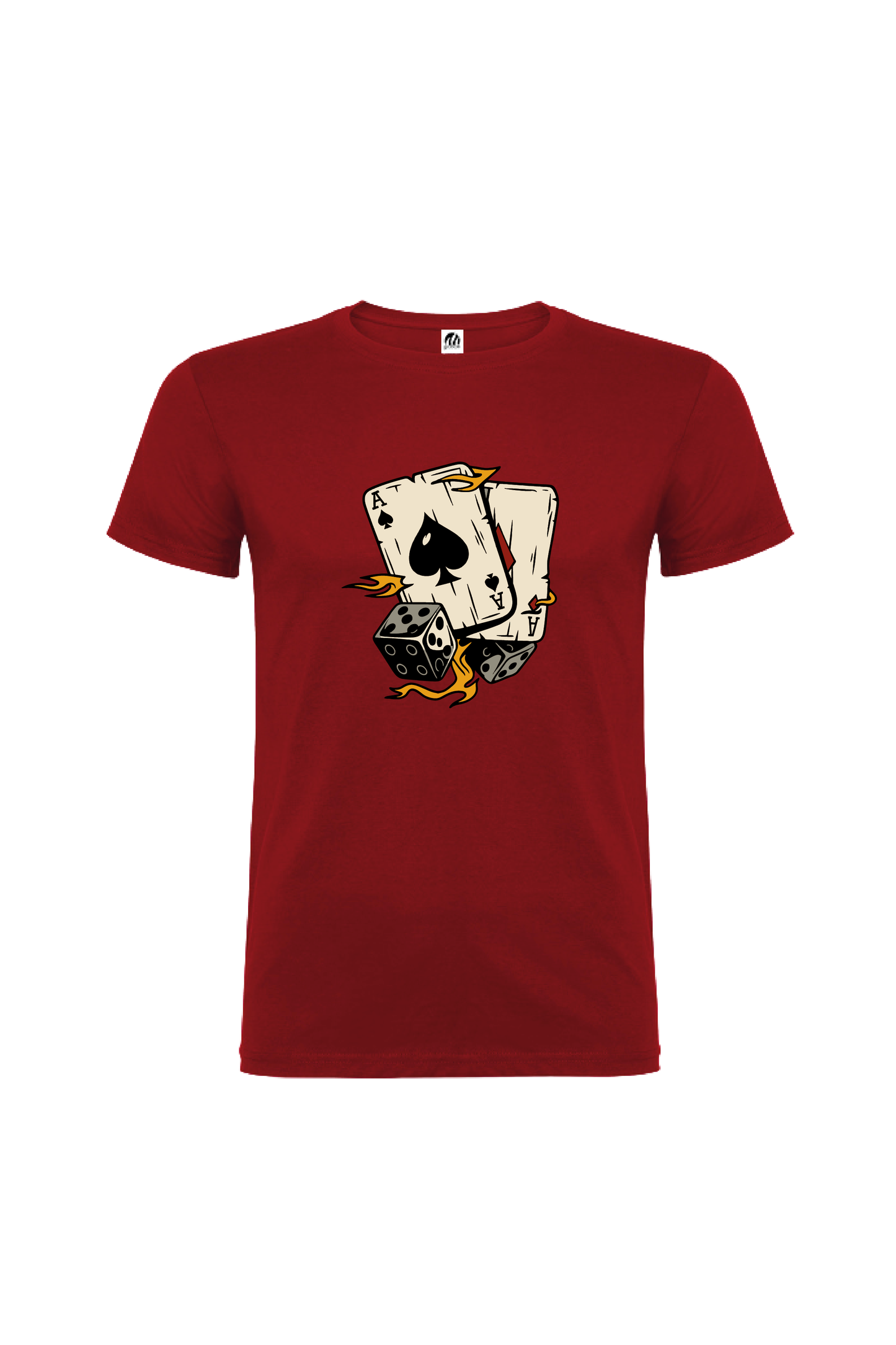 Camiseta Manga Corta Hombre Personalizada "Poker"