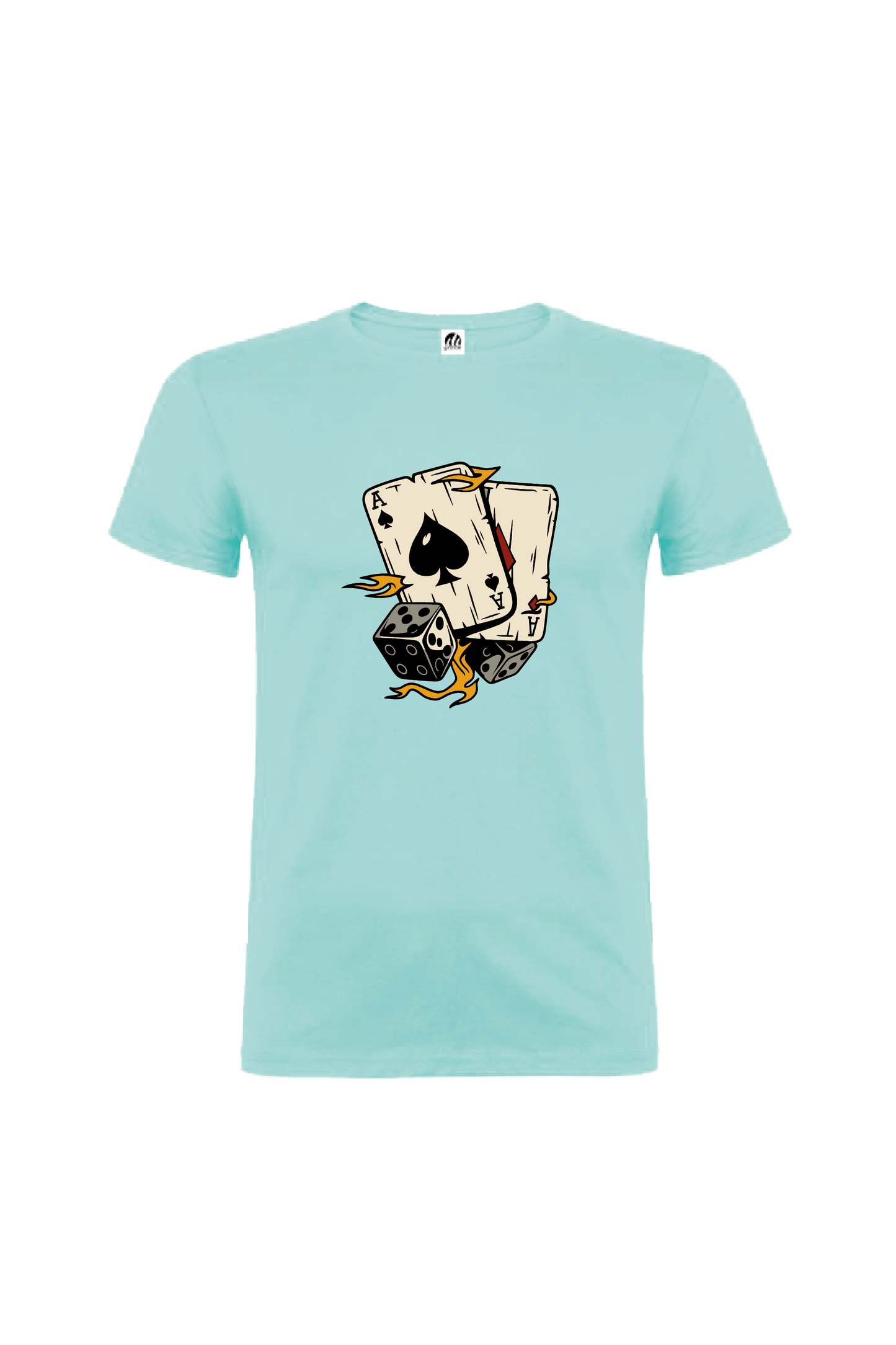 Camiseta Manga Corta Hombre Personalizada "Poker"