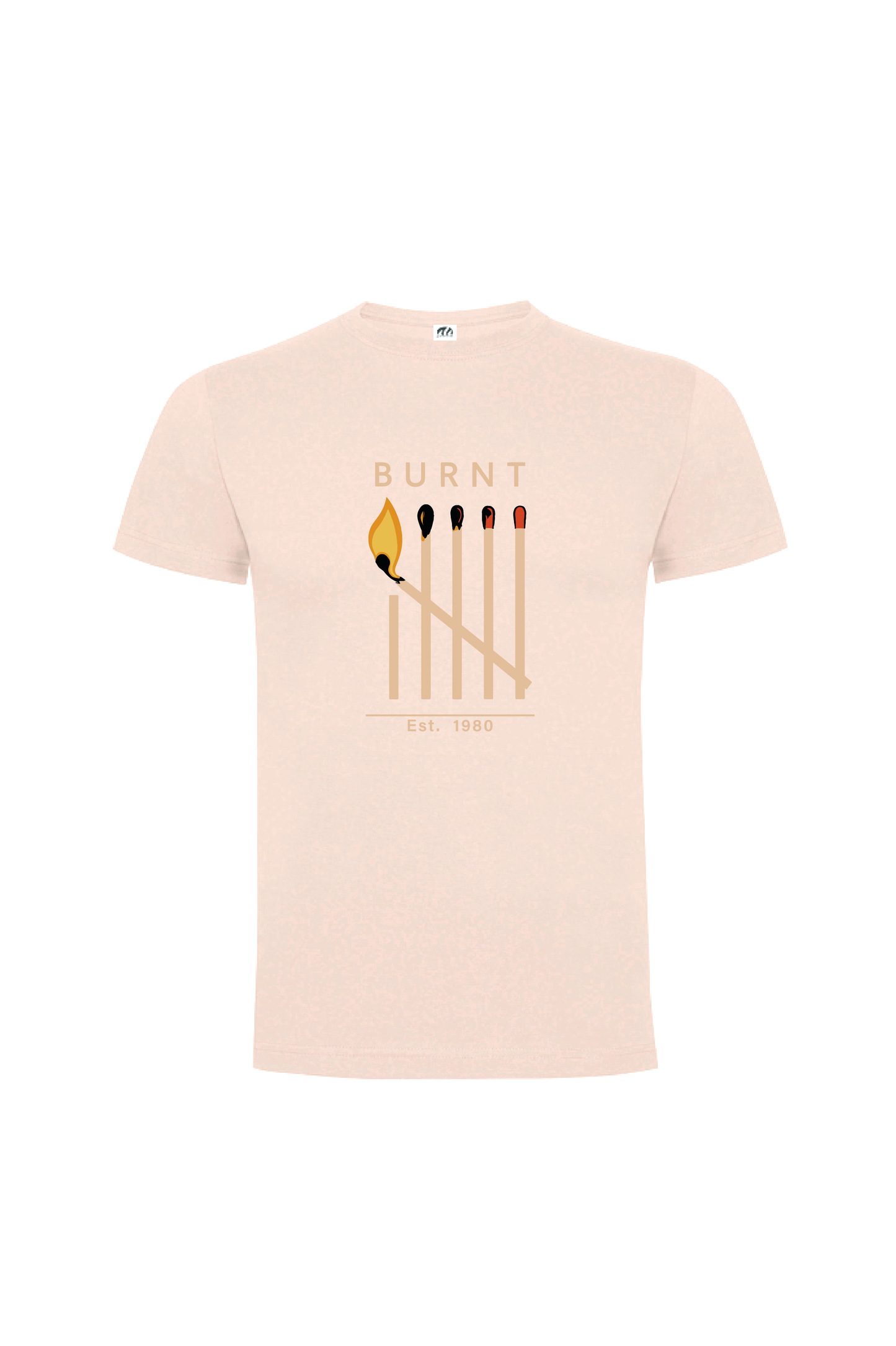 Camiseta Manga Corta Hombre Personalizada "Burnt"
