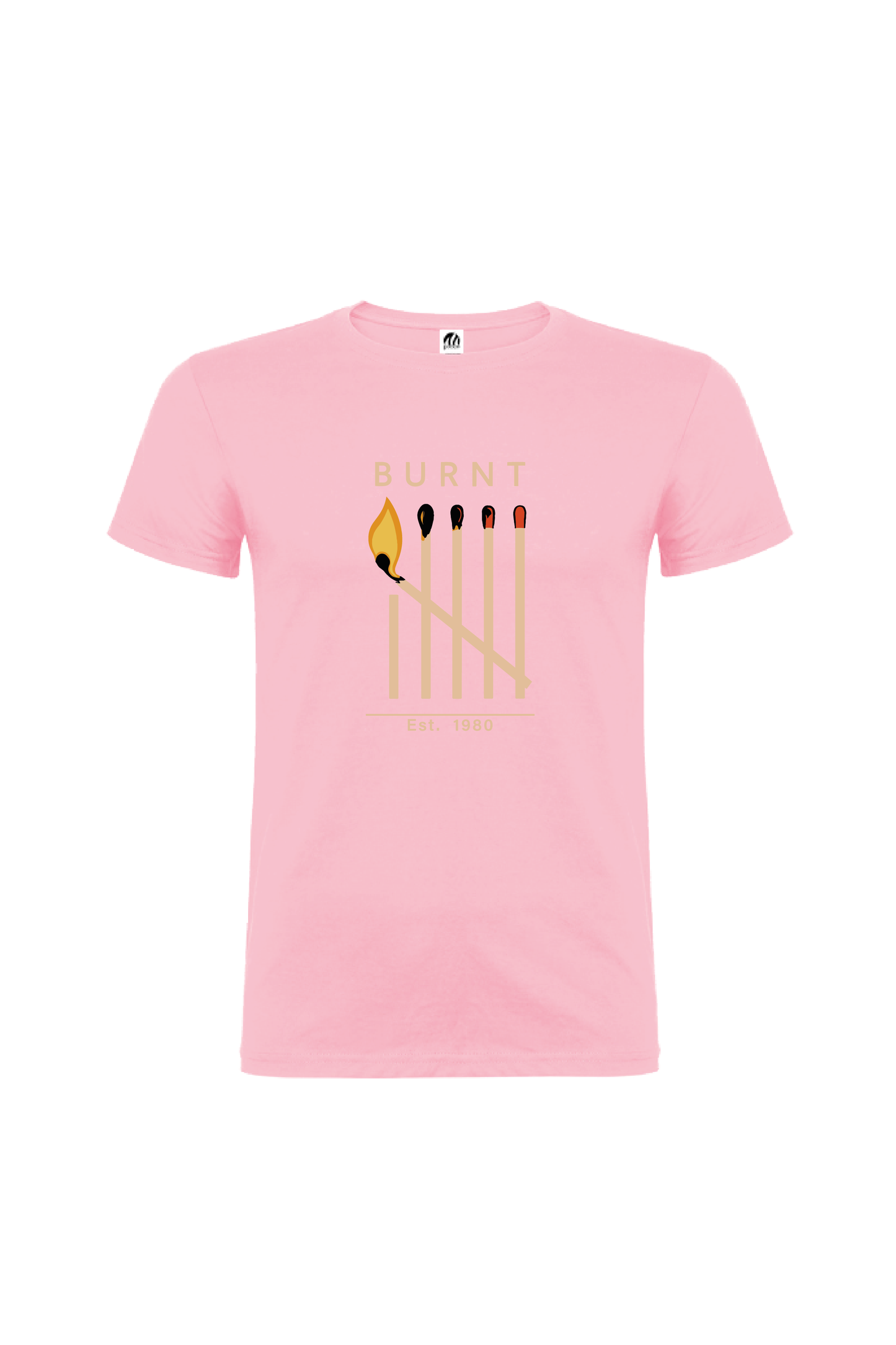 Camiseta Manga Corta Hombre Personalizada "Burnt"