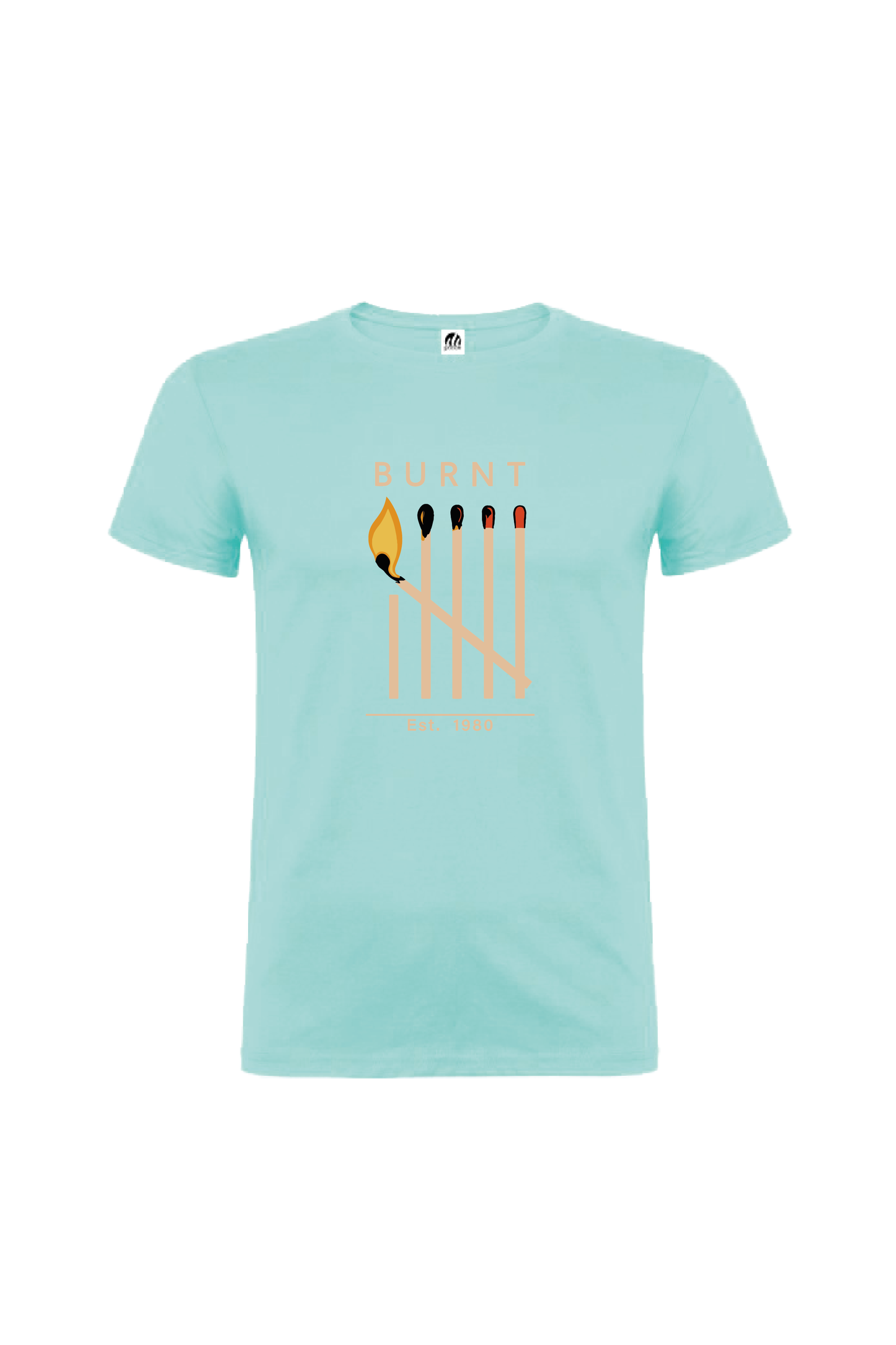 Camiseta Manga Corta Hombre Personalizada "Burnt"