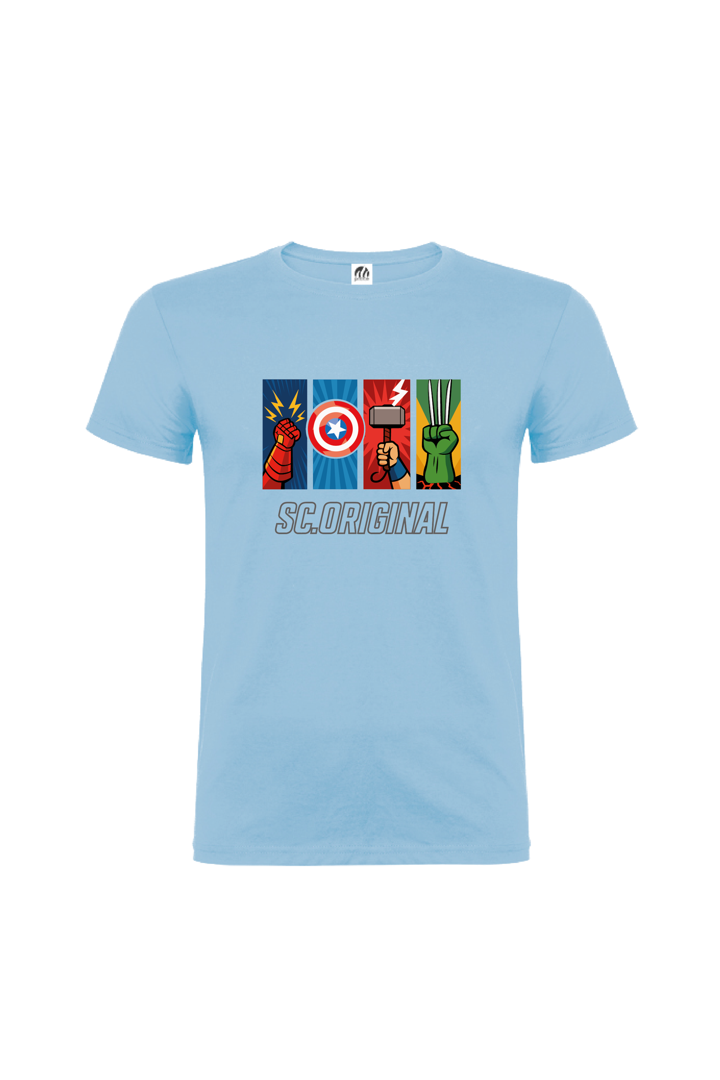 Camiseta Manga Corta Hombre Personalizada "Universo Vengador"