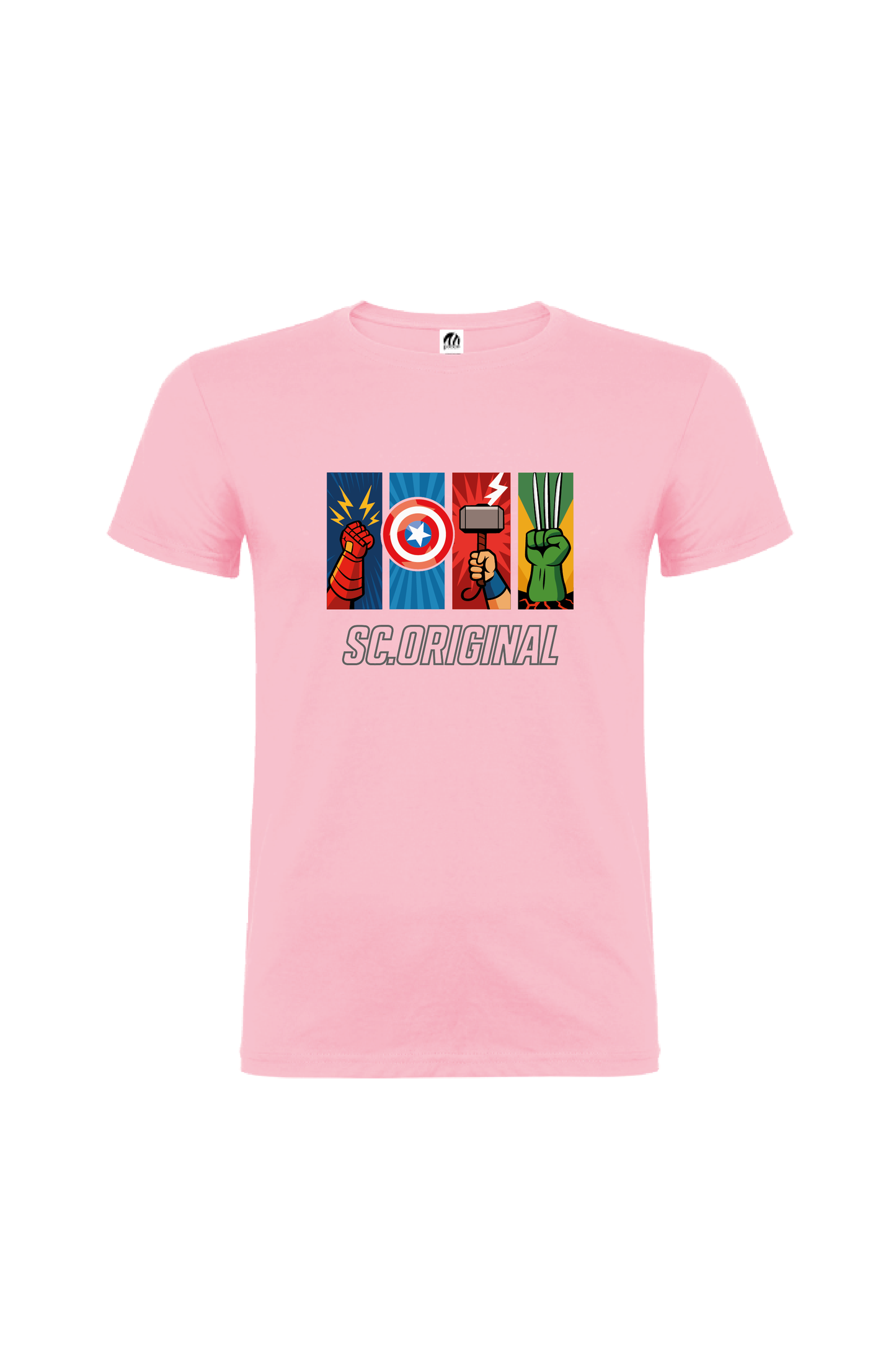 Camiseta Manga Corta Hombre Personalizada "Universo Vengador"