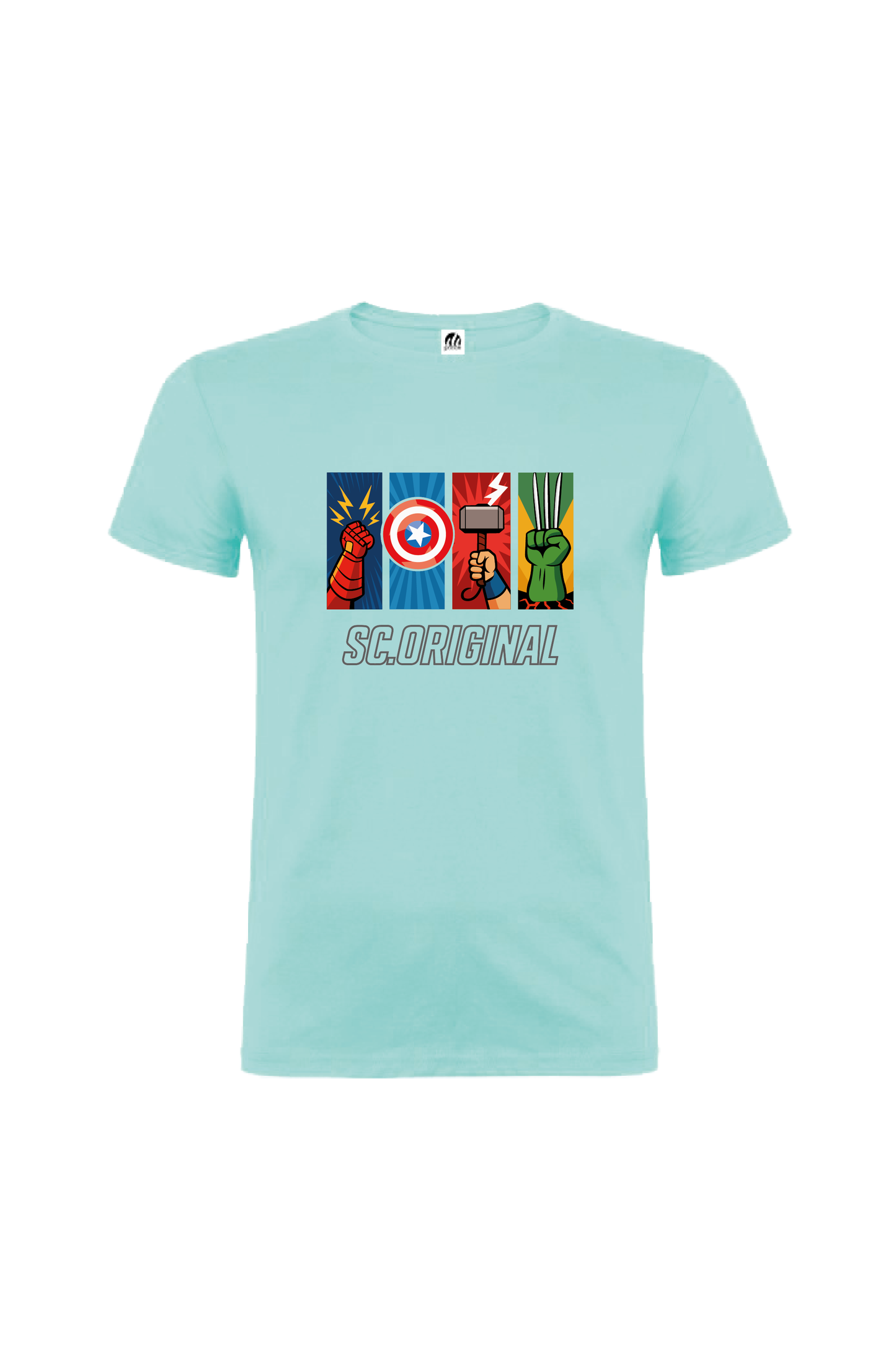 Camiseta Manga Corta Hombre Personalizada "Universo Vengador"