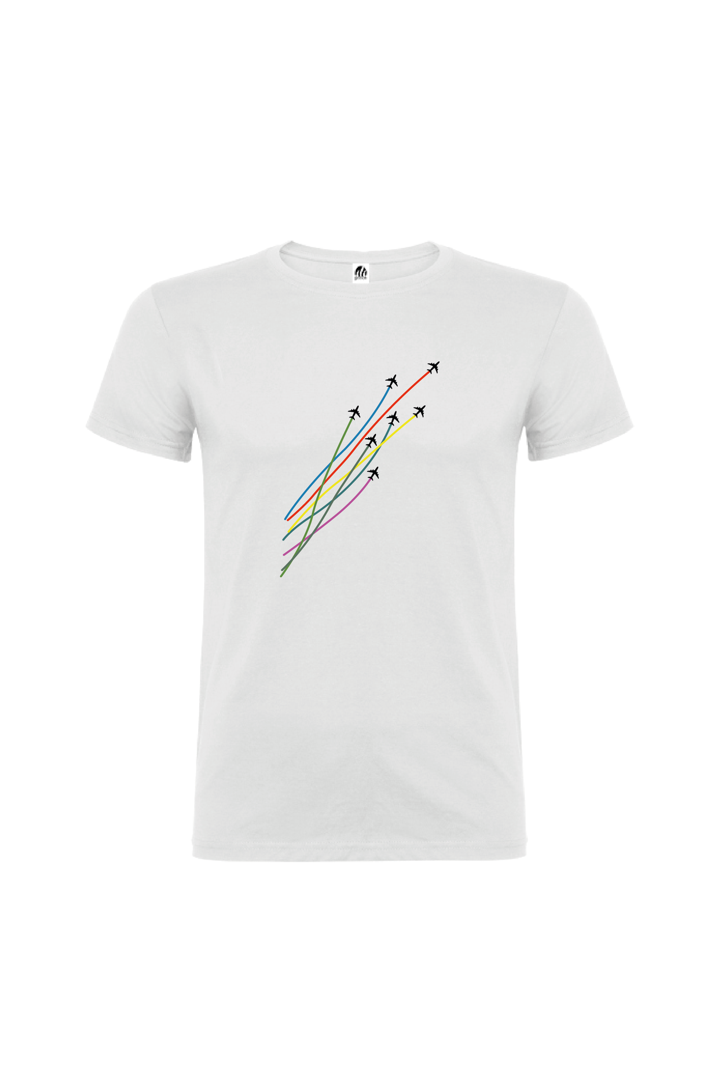 Camiseta Manga Corta Hombre Personalizada "Aviones"