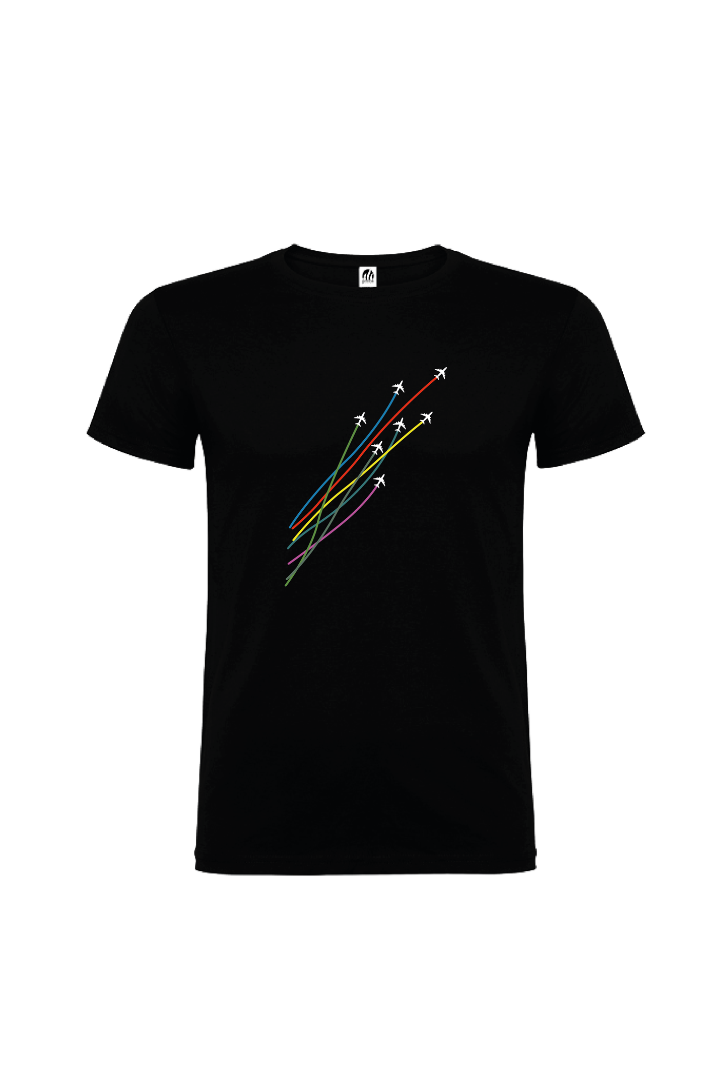 Camiseta Manga Corta Hombre Personalizada "Aviones"