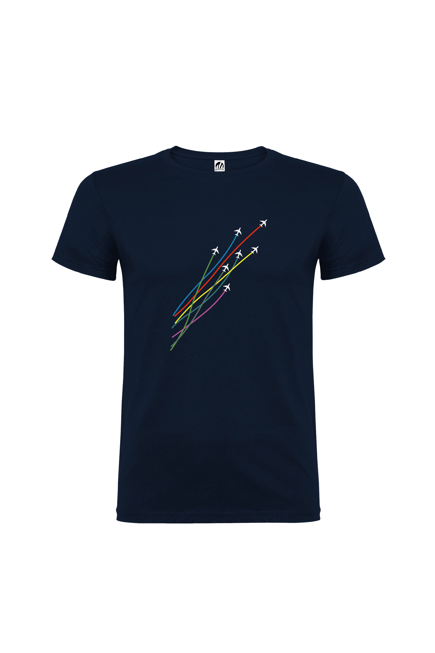 Camiseta Manga Corta Hombre Personalizada "Aviones"