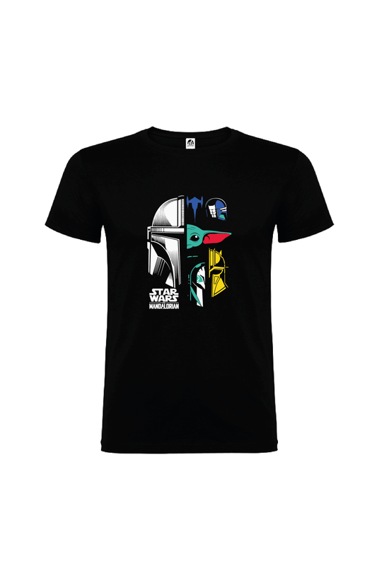Camiseta Manga Corta Hombre Personalizada "Mandalorian"