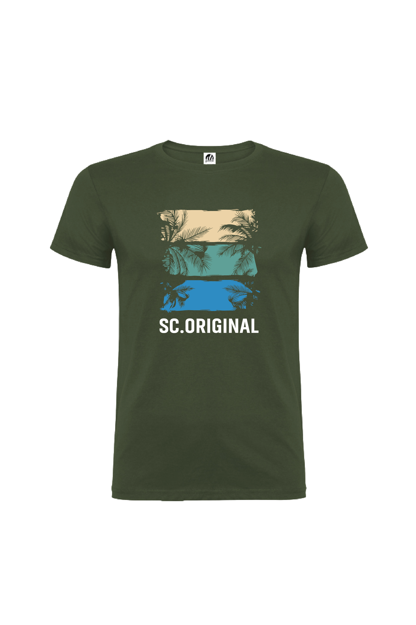 Camiseta Manga Corta Hombre Personalizada "Beach"