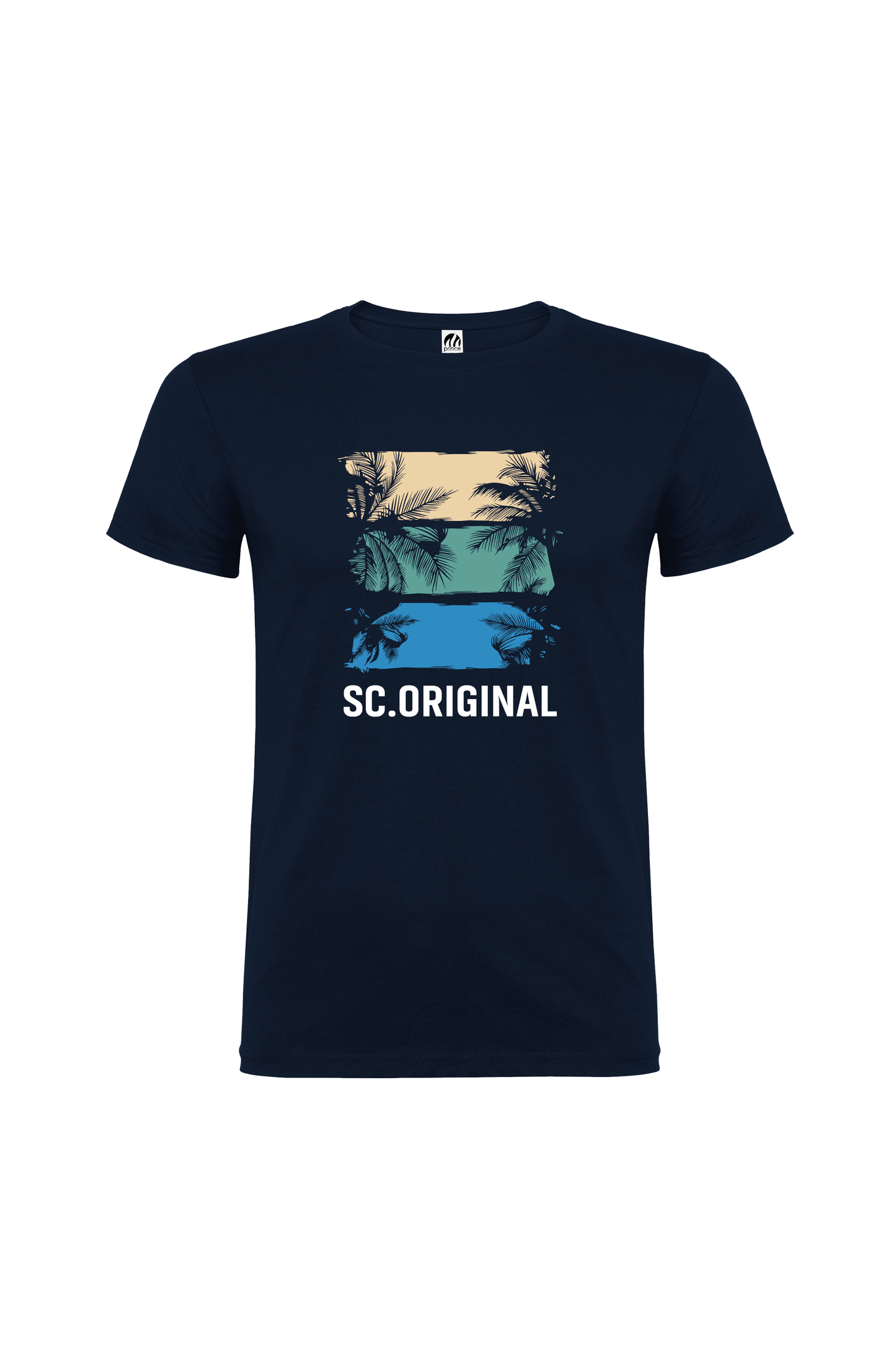 Camiseta Manga Corta Hombre Personalizada "Beach"
