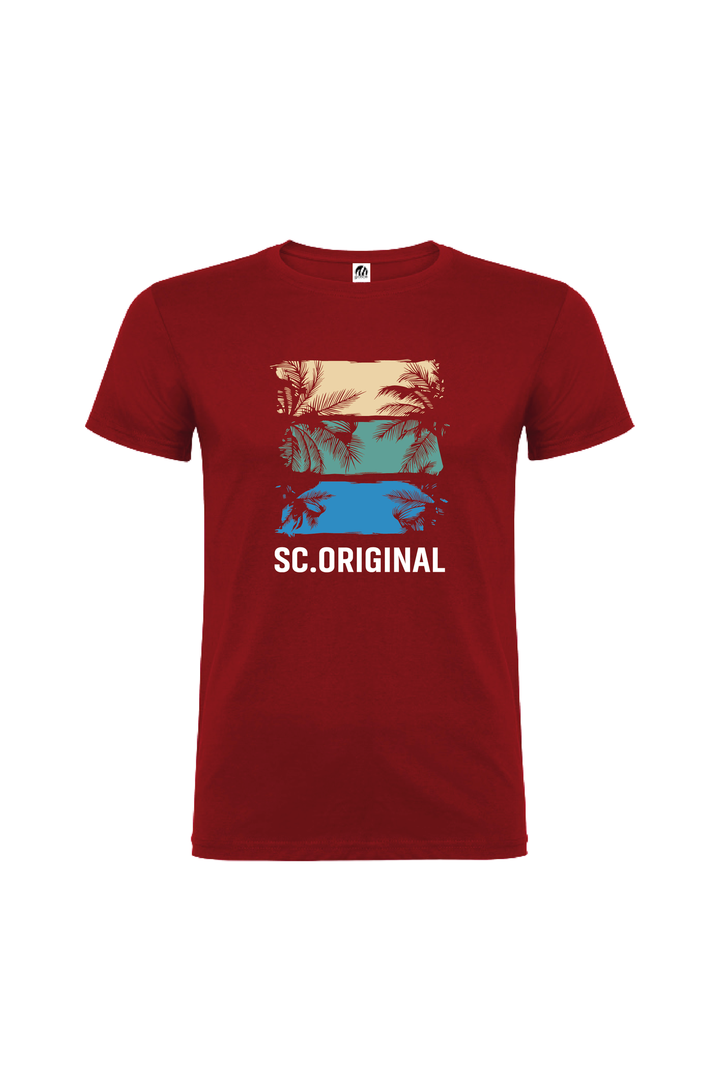 Camiseta Manga Corta Hombre Personalizada "Beach"