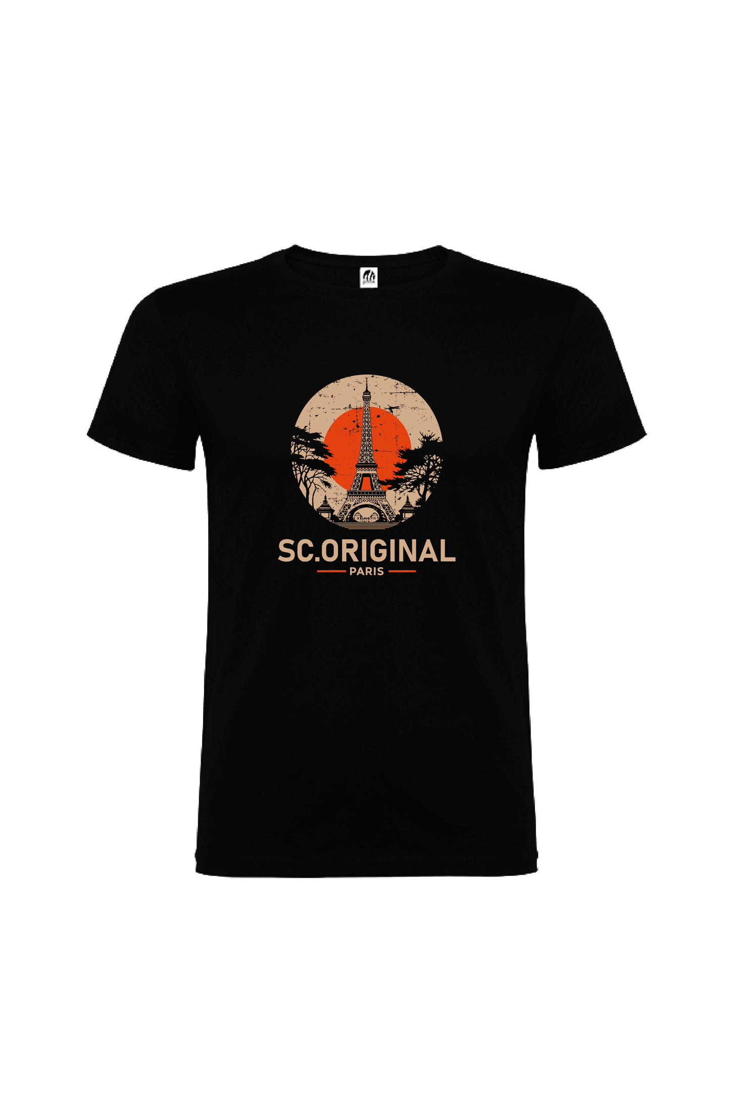 Camiseta Manga Corta Hombre Personalizada "Paris"