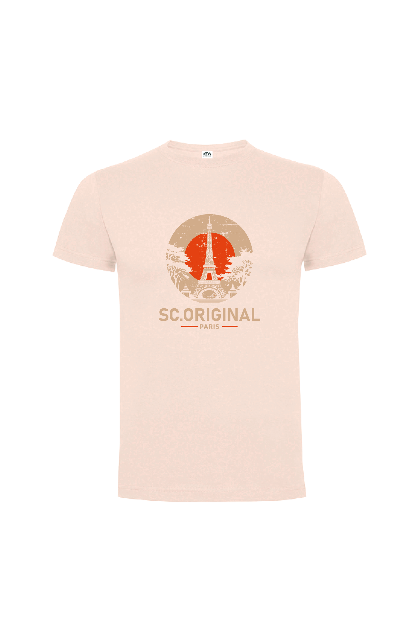 Camiseta Manga Corta Hombre Personalizada "Paris"