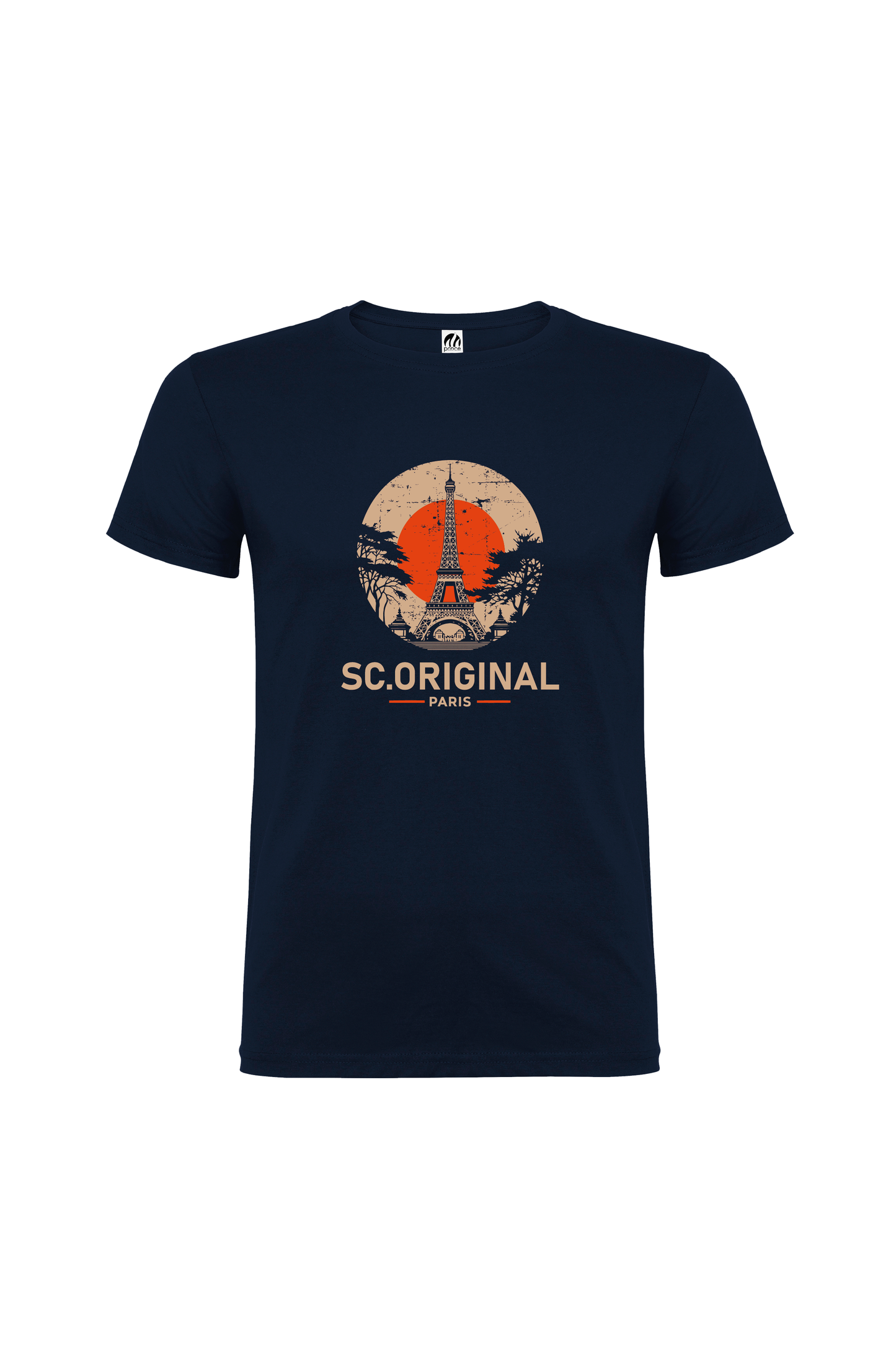 Camiseta Manga Corta Hombre Personalizada "Paris"