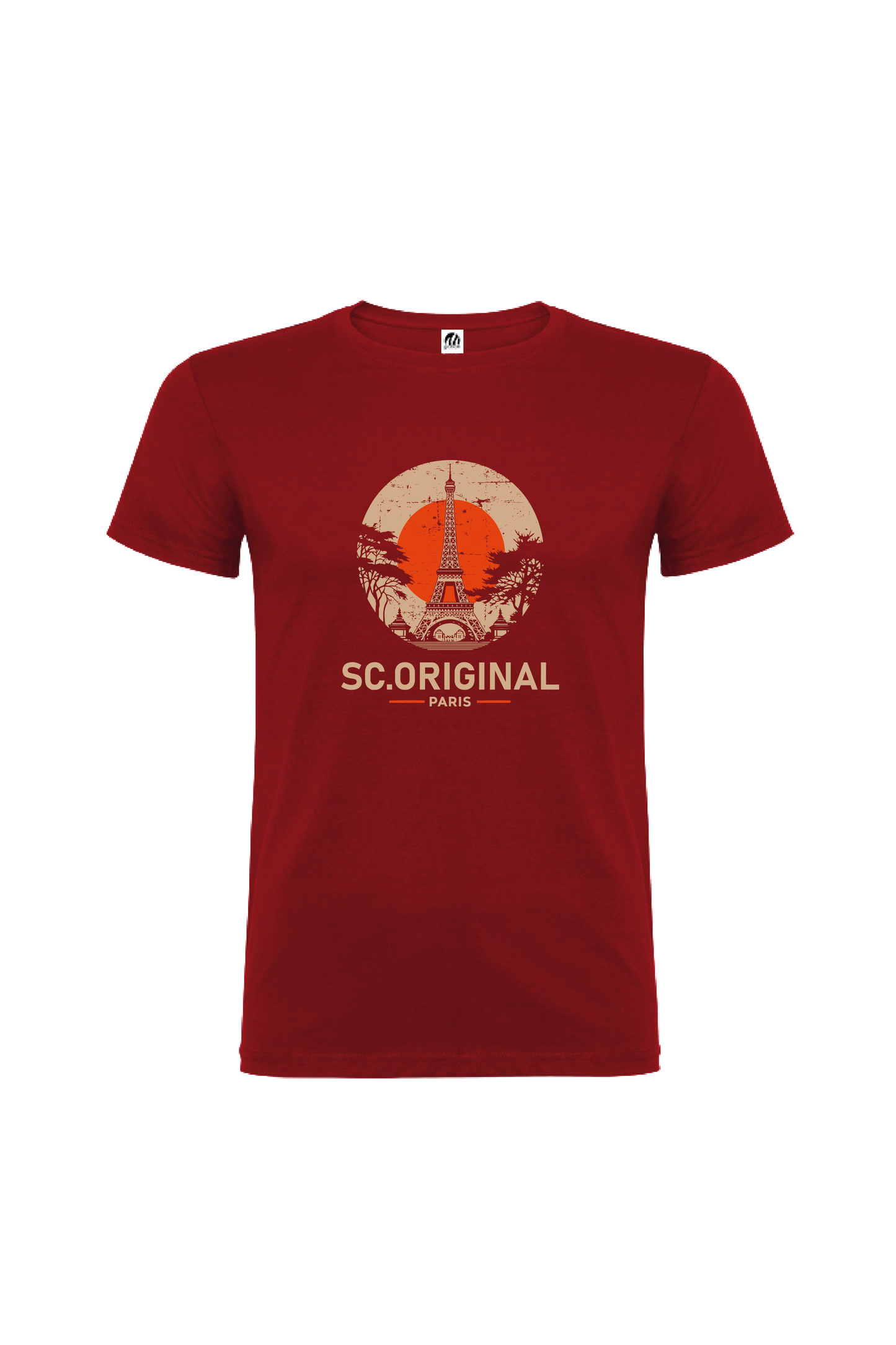 Camiseta Manga Corta Hombre Personalizada "Paris"