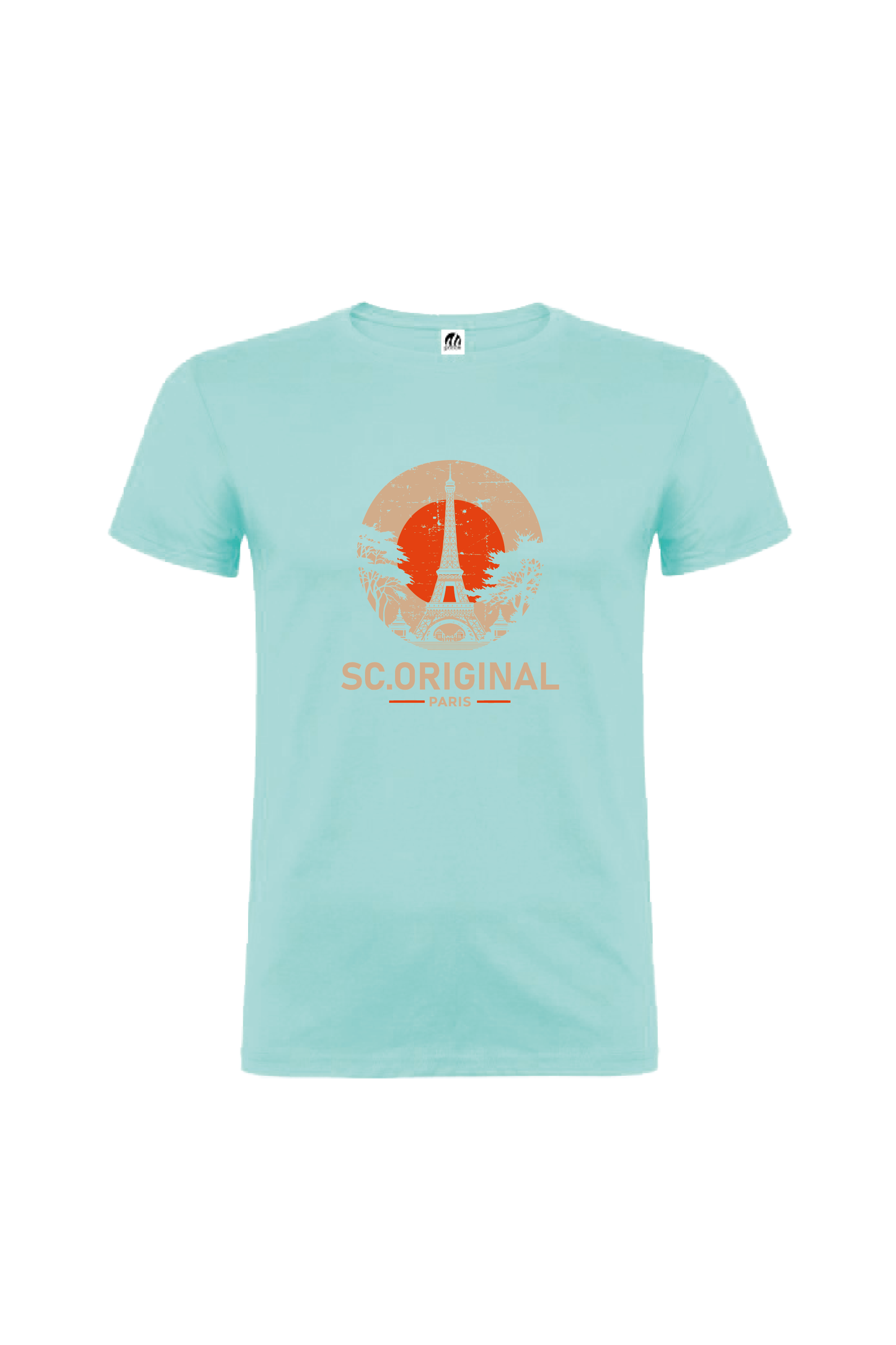 Camiseta Manga Corta Hombre Personalizada "Paris"