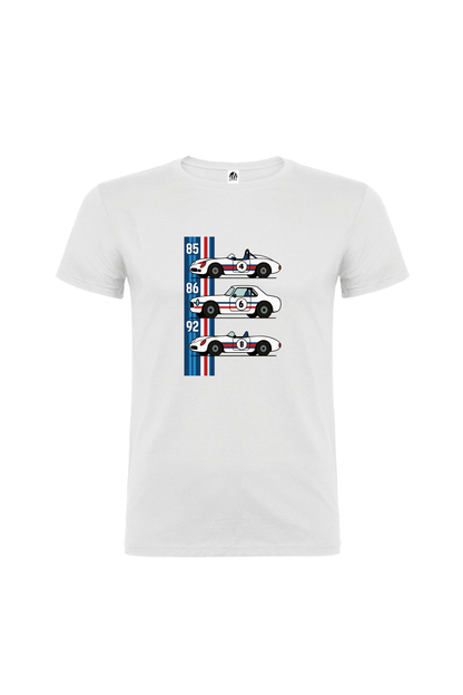 Camiseta Manga Corta Hombre Personalizada "Coche de carreras"