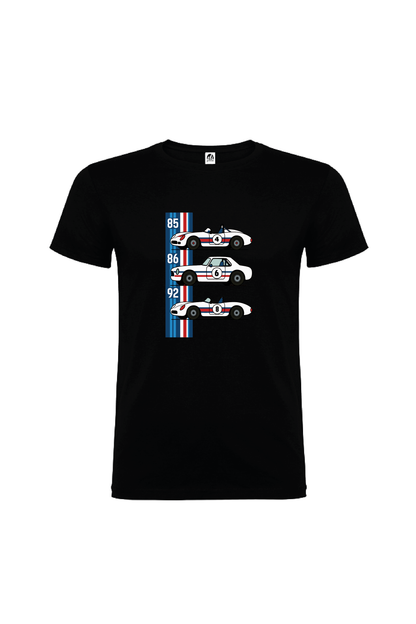 Camiseta Manga Corta Hombre Personalizada "Coche de carreras"
