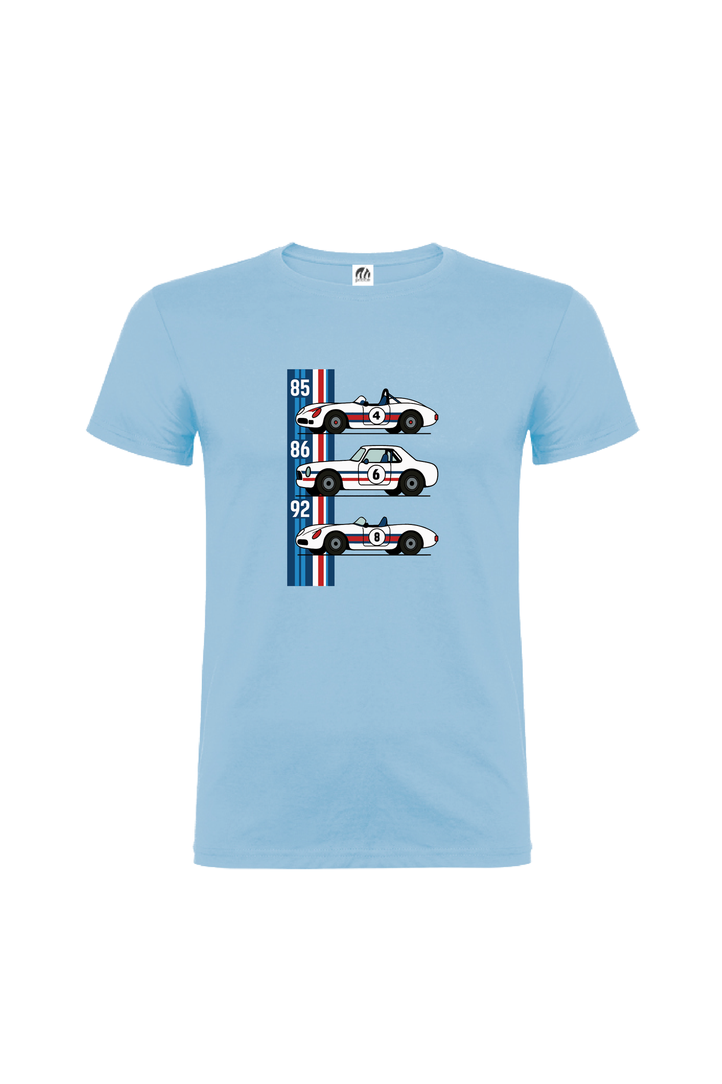 Camiseta Manga Corta Hombre Personalizada "Coche de carreras"