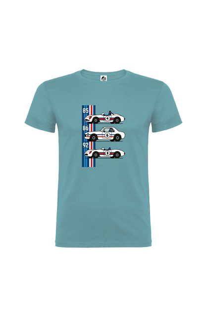 Camiseta Manga Corta Hombre Personalizada "Coche de carreras"