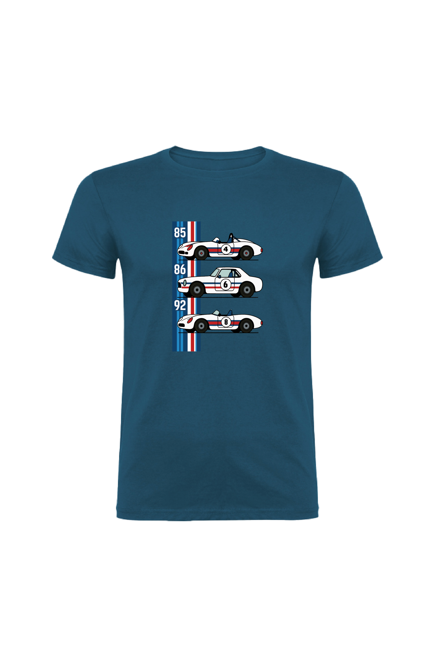 Camiseta Manga Corta Hombre Personalizada "Coche de carreras"