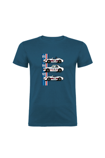 Camiseta Manga Corta Hombre Personalizada "Coche de carreras"