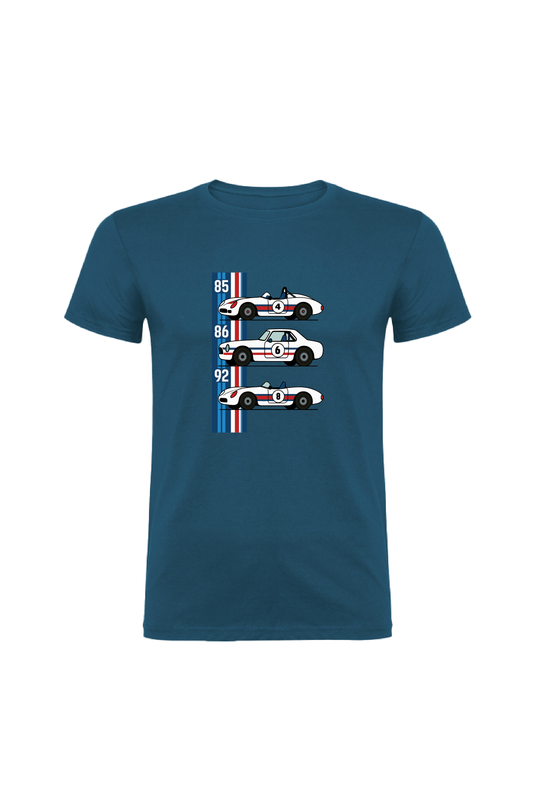 Camiseta Manga Corta Hombre Personalizada "Coche de carreras"