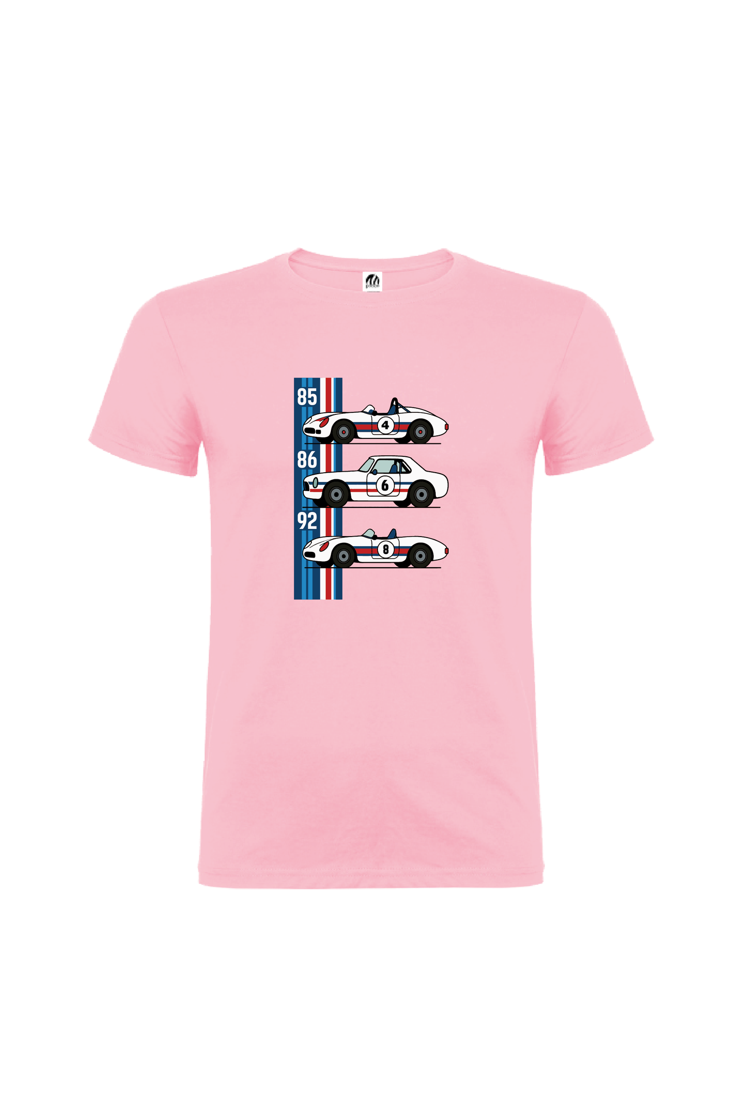 Camiseta Manga Corta Hombre Personalizada "Coche de carreras"