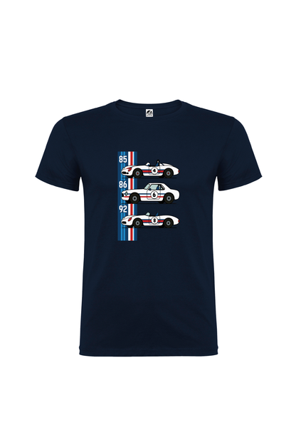 Camiseta Manga Corta Hombre Personalizada "Coche de carreras"
